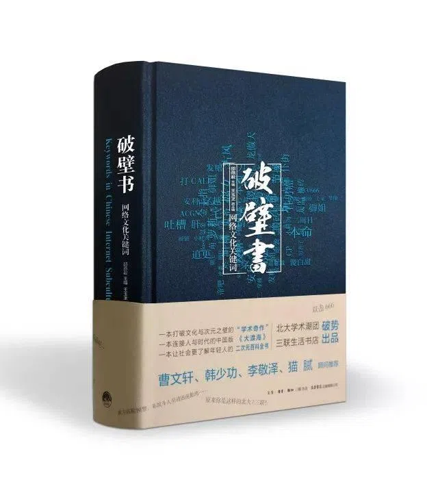 邵燕君和北大中文系博士研究生王玉玊曾编写网络文化辞典《破壁书》，通过245个网络文化关键词追本溯源。（互联网）