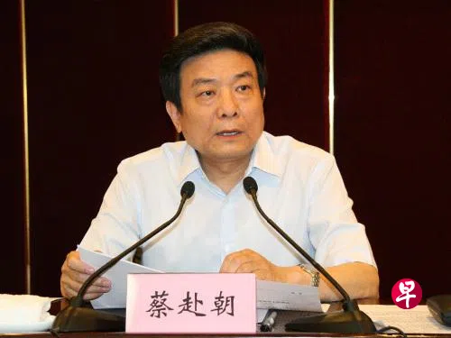 中国官方星期三（7月15日）通报，中宣部原副部长蔡赴朝被查。 （互联网）