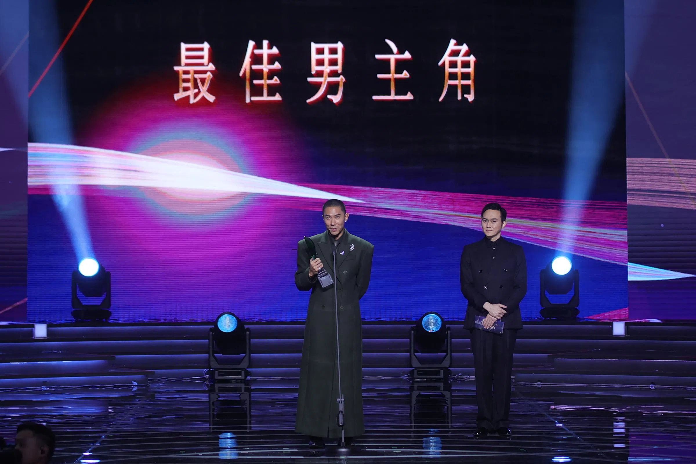 陈泂江继2018年后，时隔八年再夺红星最佳男主角奖。（新传媒提供）