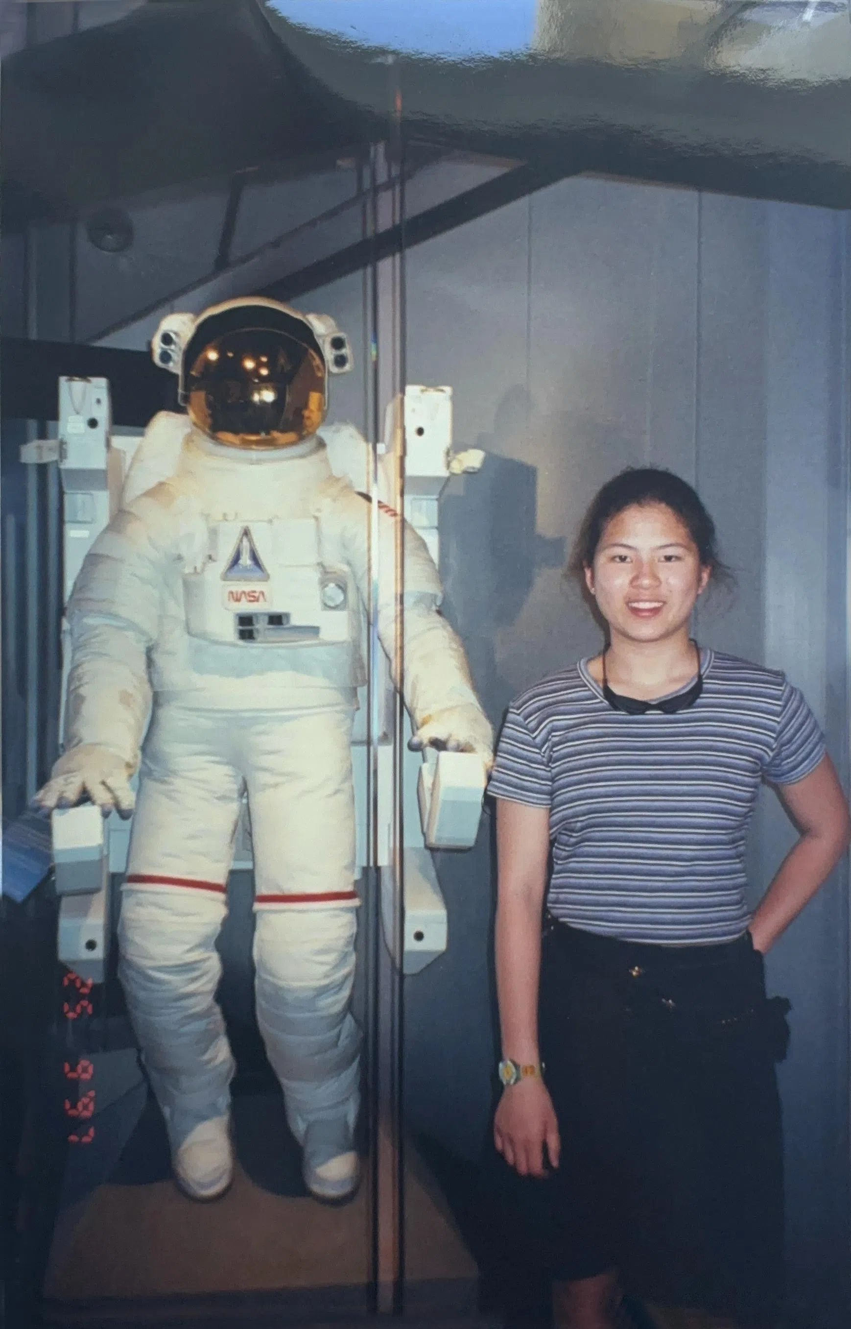 伊莱恩10岁时，在学校里听了一名宇航员的演讲后，便萌生起想要探索太空的想法。（芝加哥之星提供）