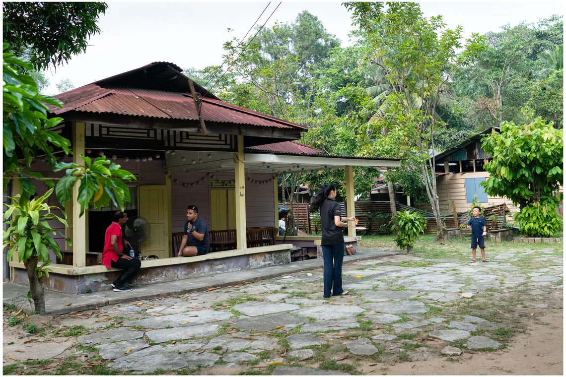 居民的活动空间。