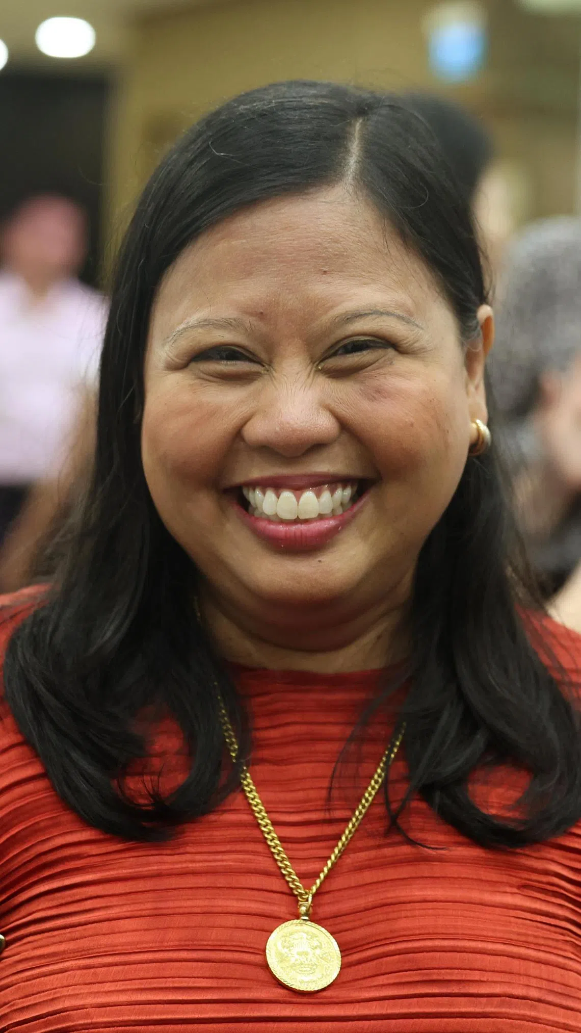 政府国会卫生委员会主席佳馥梅。（邝启聪摄）