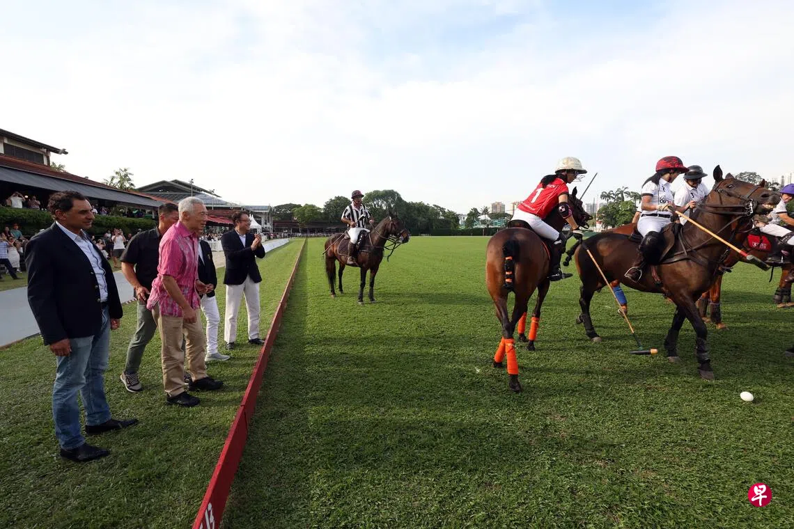 李资政：体育是推动善意的力量马术俱乐部以行动回馈社会| 联合早报