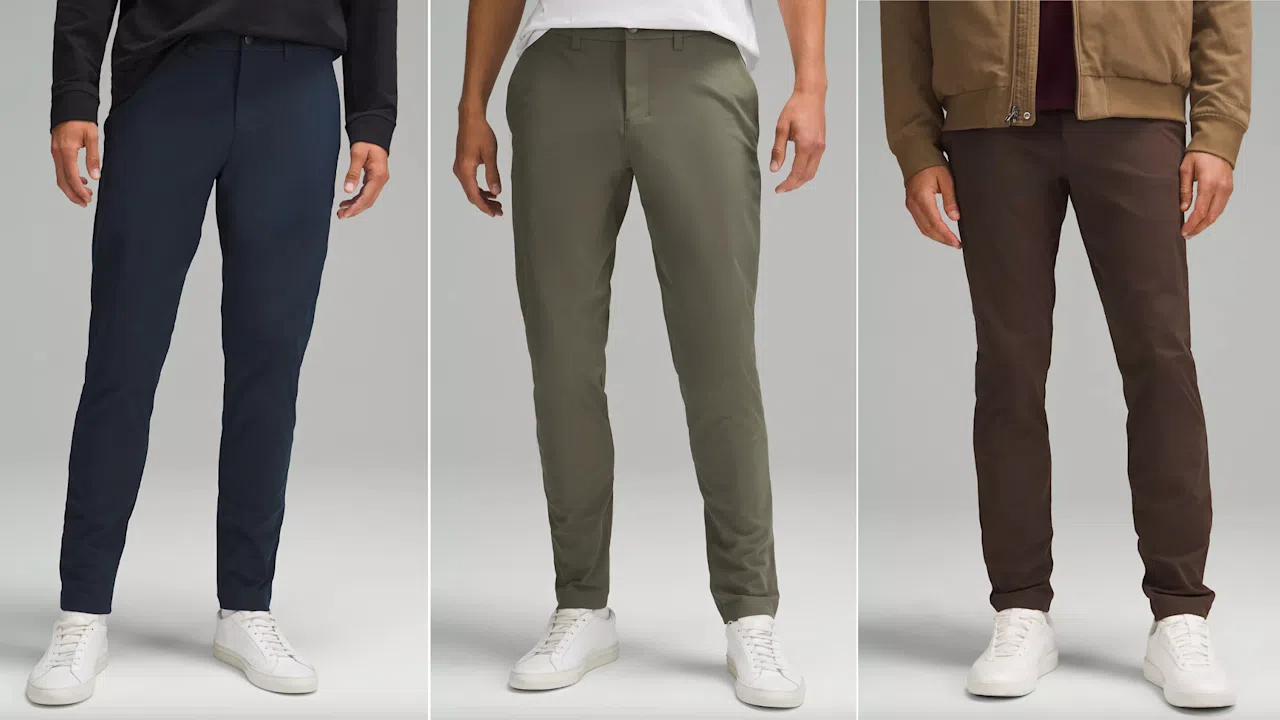 Lululemon ABC长裤有多种颜色可选。（品牌提供）