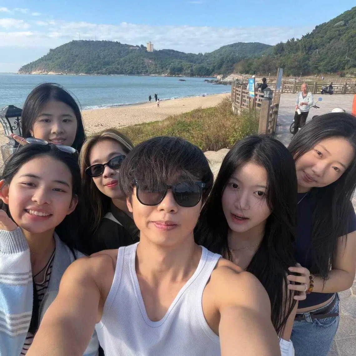 期中结束后和同学一起去汕头玩，南澳岛的海风吹走了压力，也带走了烦恼。（作者提供）