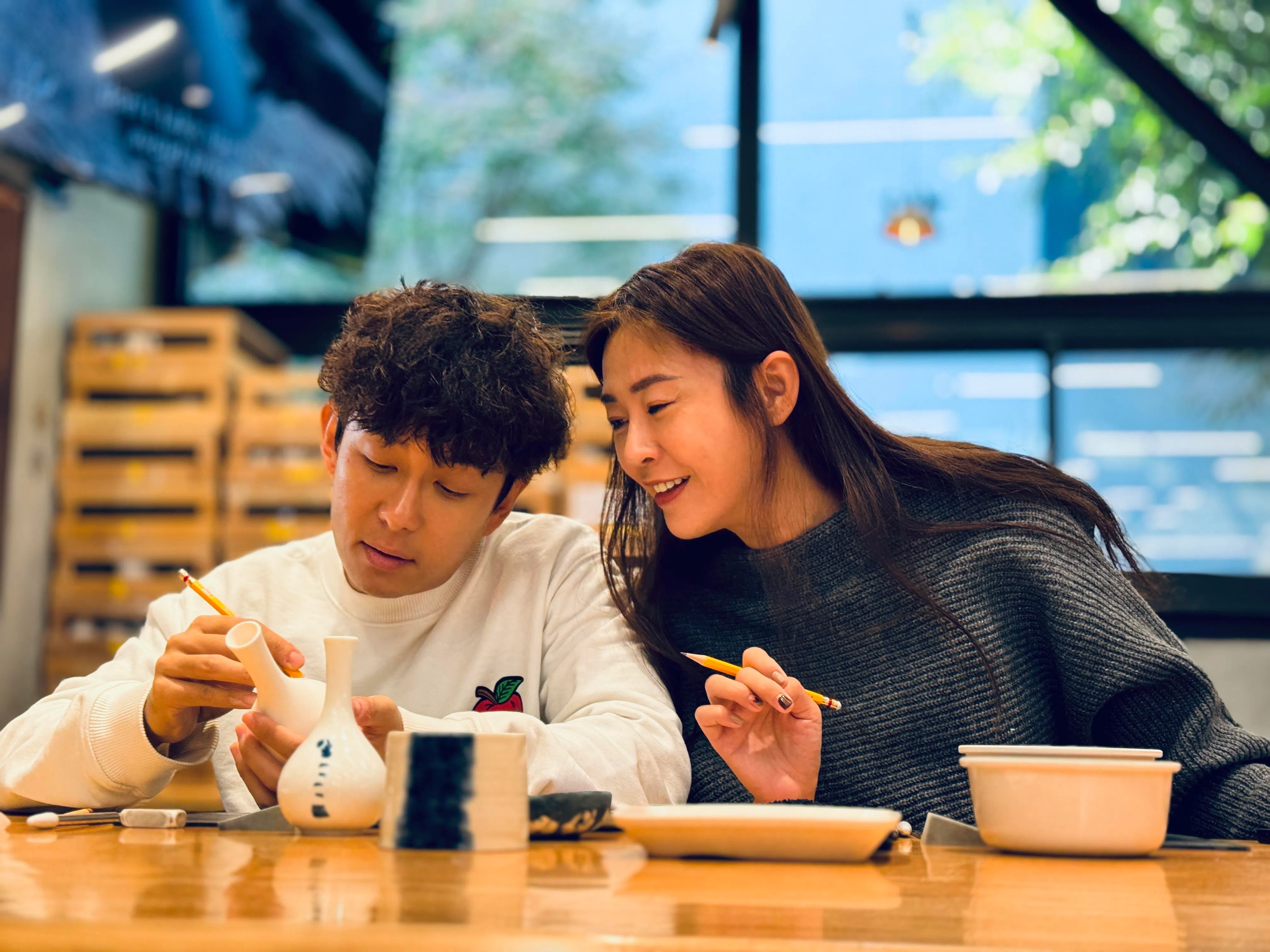 刘子绚和田铭耀于2017年结婚，如今已步入第九年婚姻。（新传媒提供）