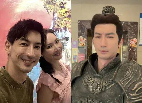 王俐人（左图右）和林琮轩的婚姻状况备受关注。（互联网）