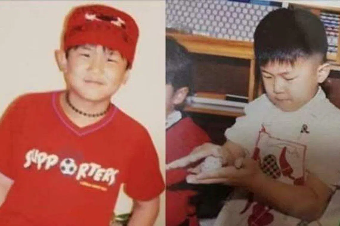 金玟哉儿时照片。（互联网）