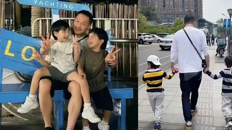 近日有网民声称唐鹤德多年前已交新男友，且靠代孕生了两个儿子。（互联网）