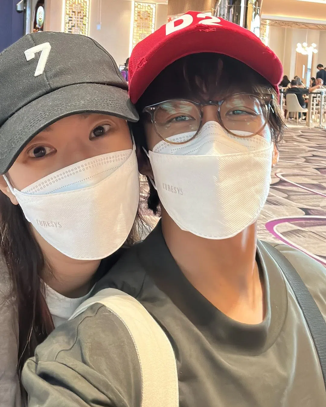 刘子绚和田铭耀日前飞到峇厘岛庆祝结婚周年。（取自田铭耀IG）