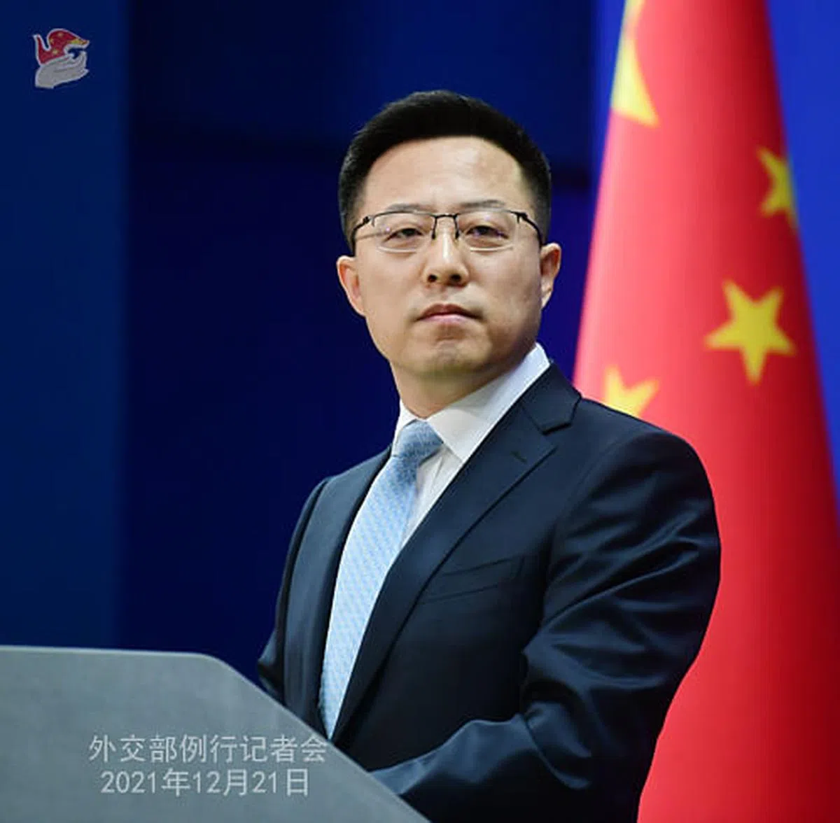 中国外交部发言人赵立坚（互联网）