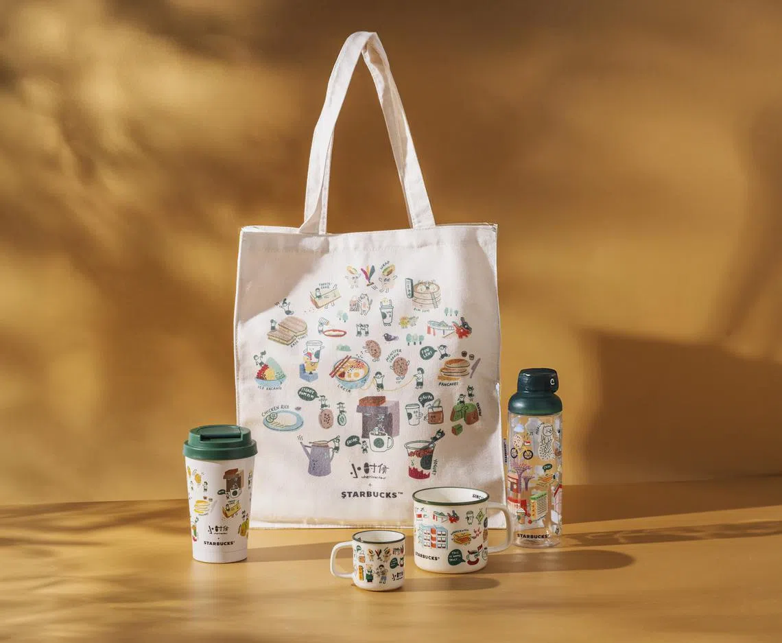 星巴克与When I was Four合作的文创系列。（品牌提供）