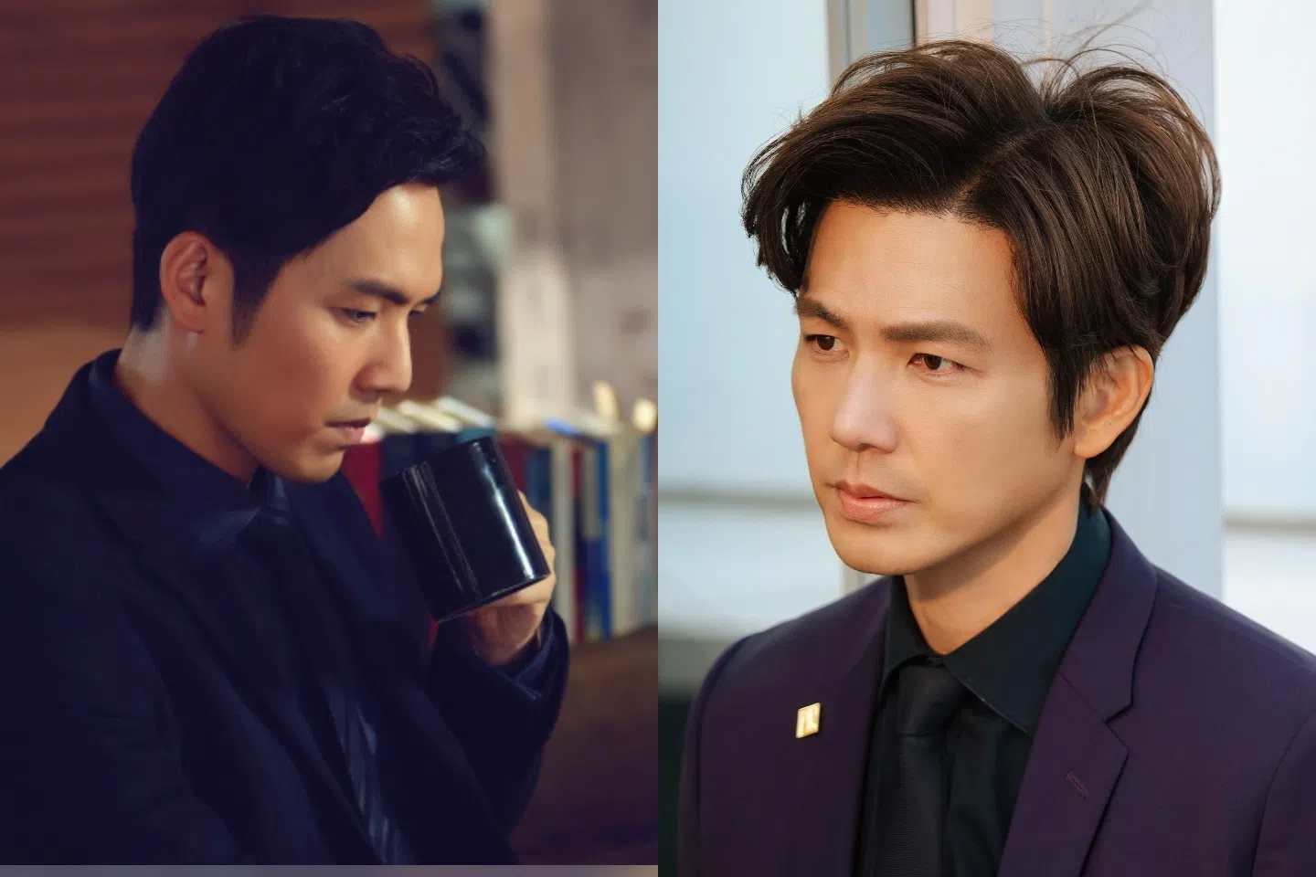 从《何以笙箫默》的何以琛到《蜜语纪》的纪封，钟汉良演绎不同类型的魅力熟男。（取自剧集微博）