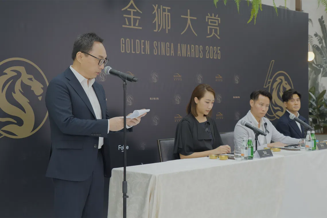 香港驻新加坡经济贸易办事处处长冯浩然在交流会上发言。（午言媒体提供）