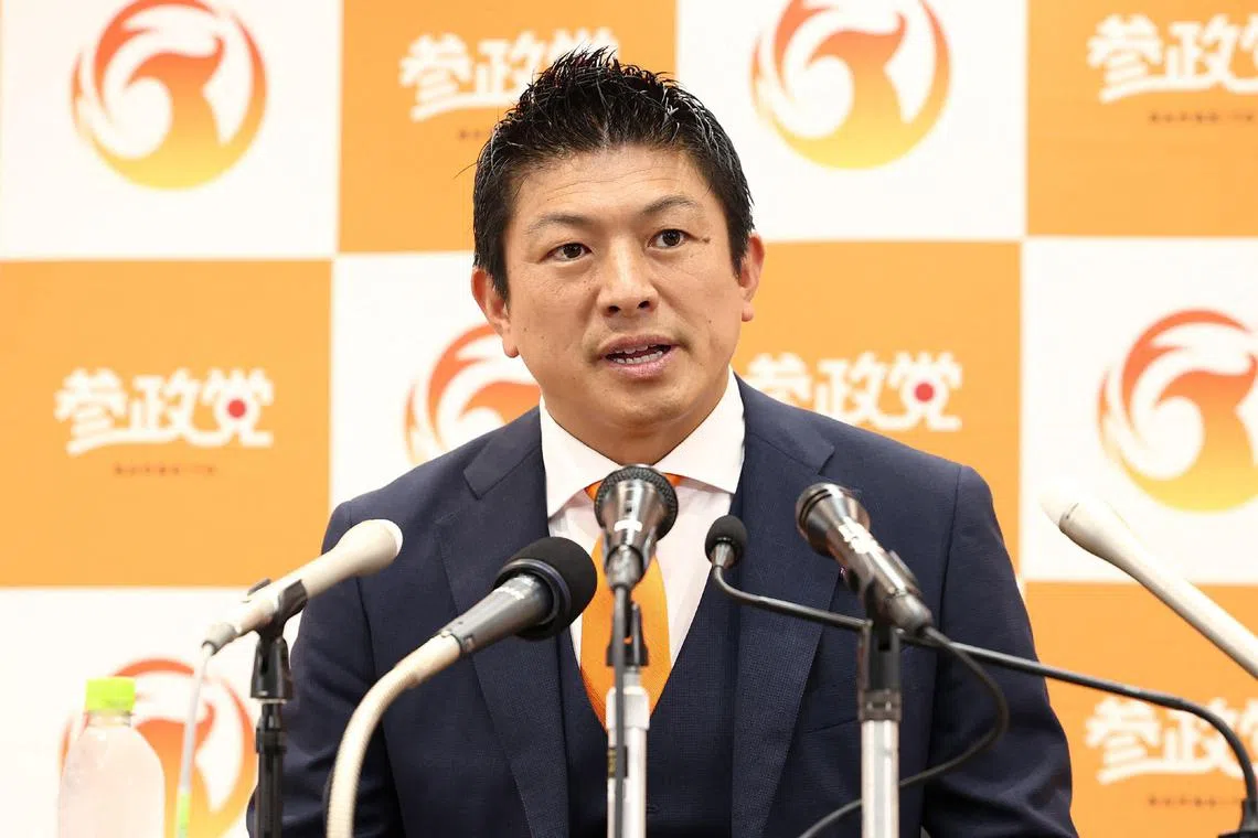 神谷宗币说：“‘日本人优先’的理念是通过抵制全球化来重建日本人民的生计。我并不是说我们应该全面禁止外国人，或主张所有外国人都应该离开日本。”（法新社）