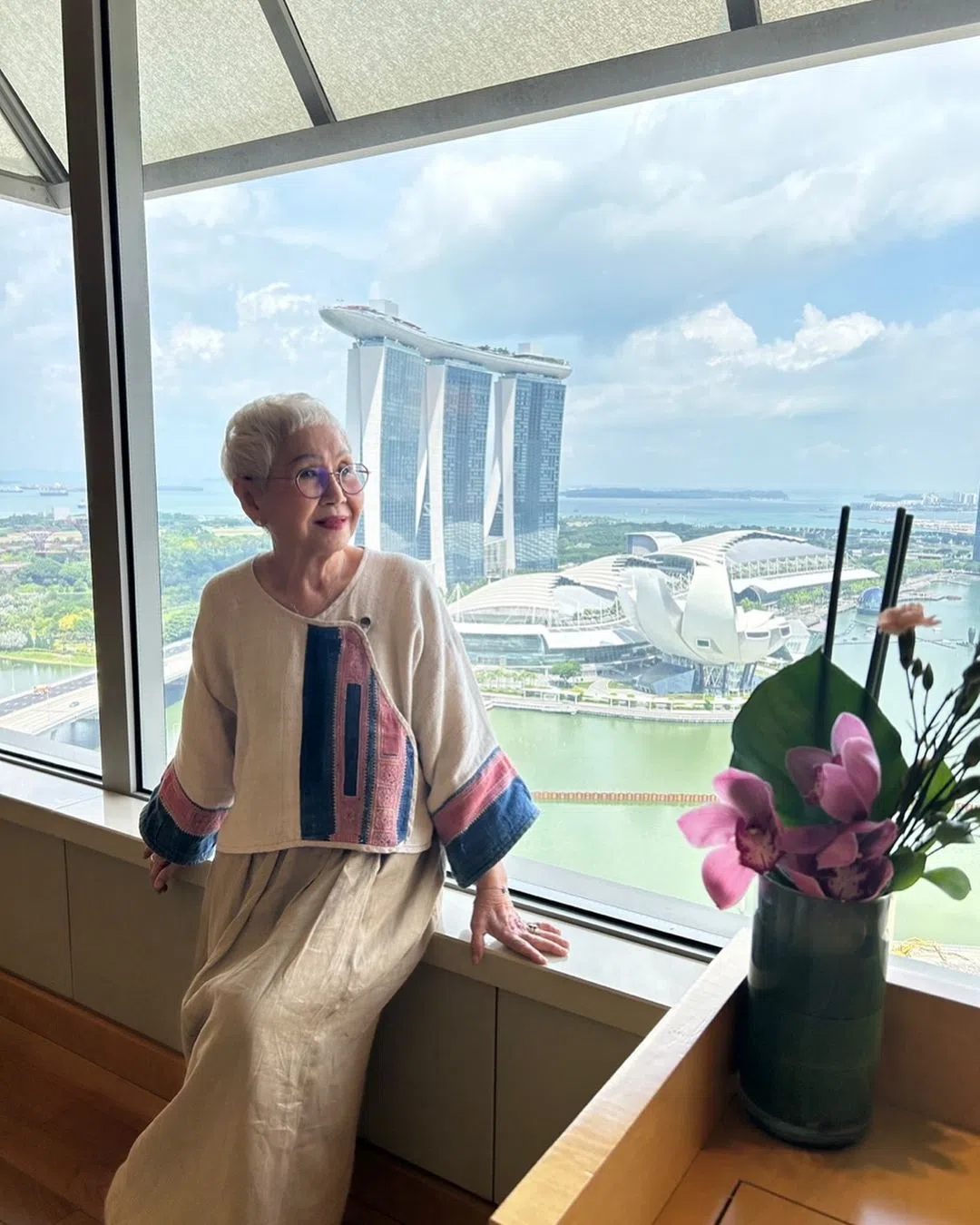 阿嫲Taew在6月下旬到本地谢票。（取自Taew IG）