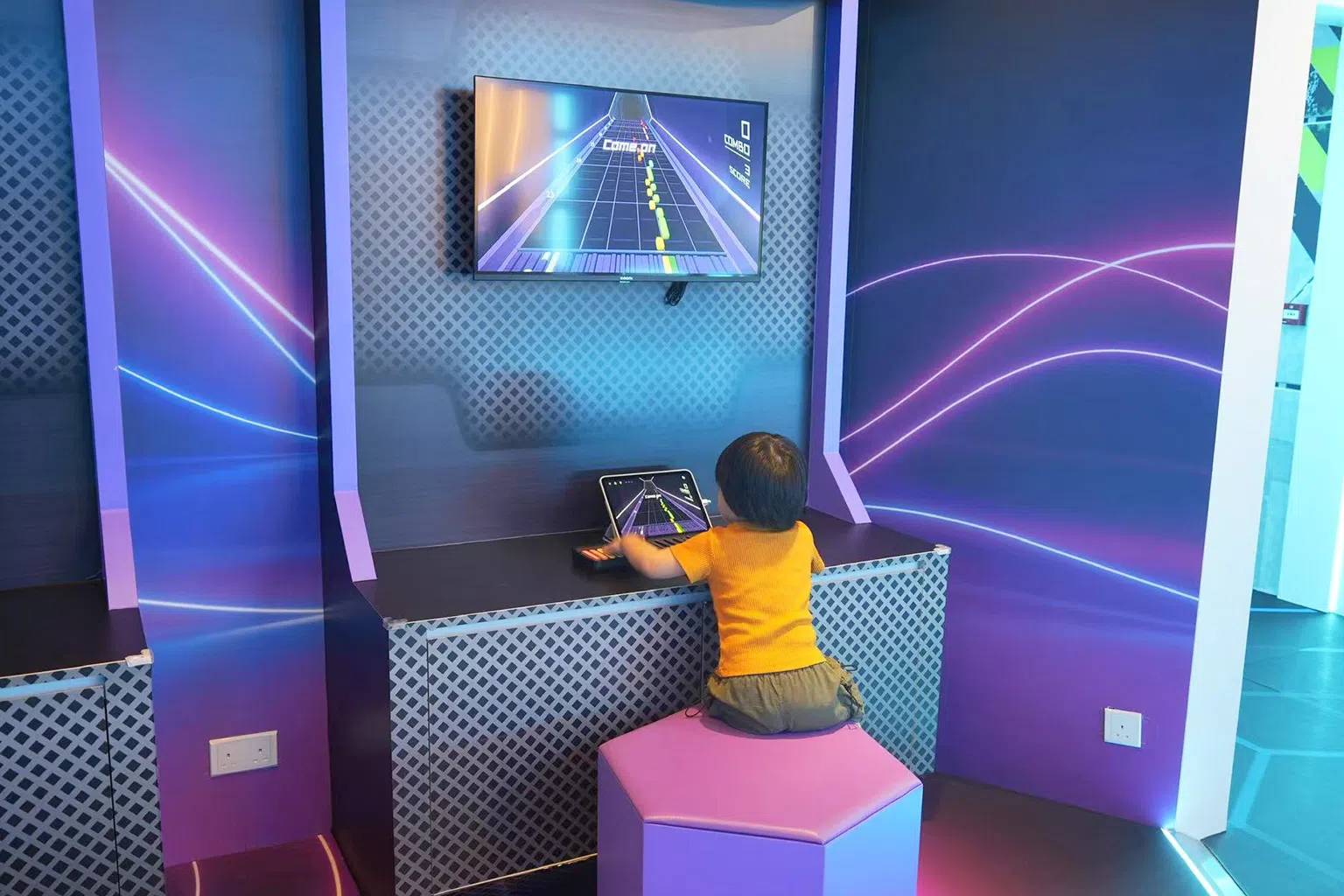 AI乐园利用AI科技带来互动式体验。（澳门上葡京综合度假村提供）