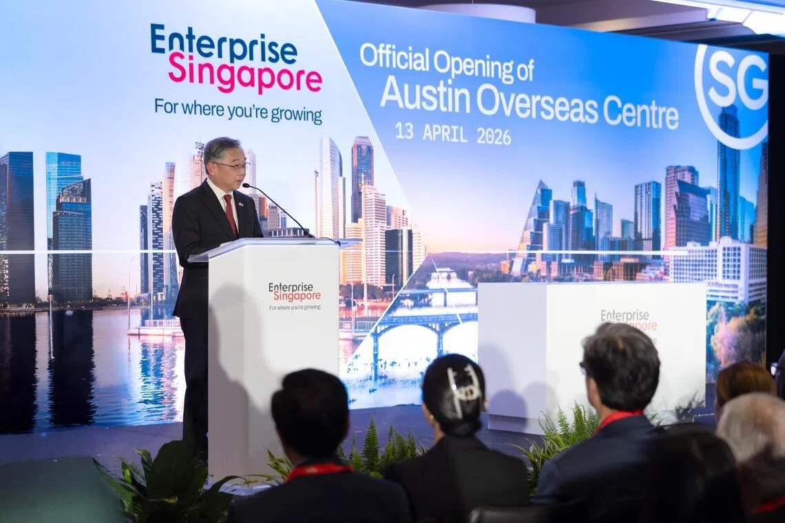 副总理兼贸工部长颜金勇重申新美两国长久和值得信赖的合作关系。（新加坡企业发展局提供）