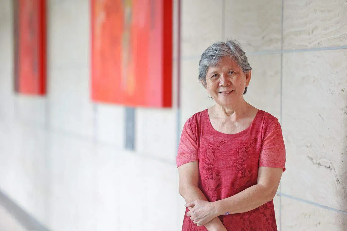 林春兰是联合学生通讯员俱乐部大家庭的大家长。（档案照）