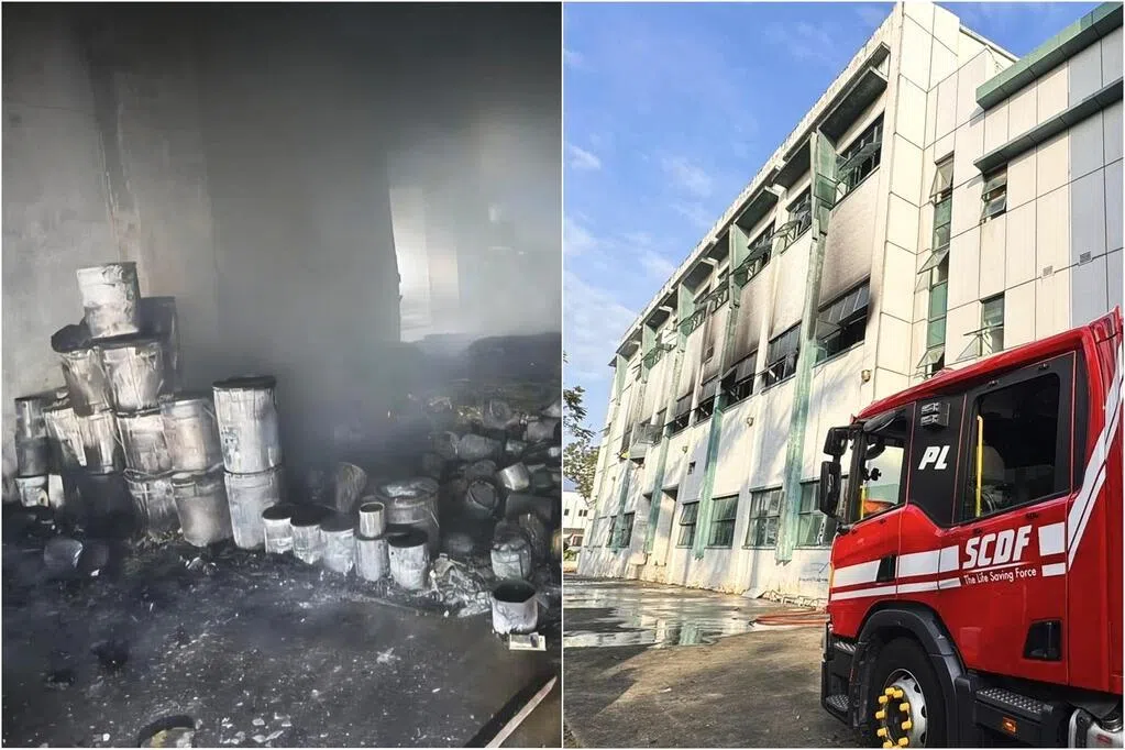 双溪加株弯工业单位起火 民防部队用三支水枪灭火