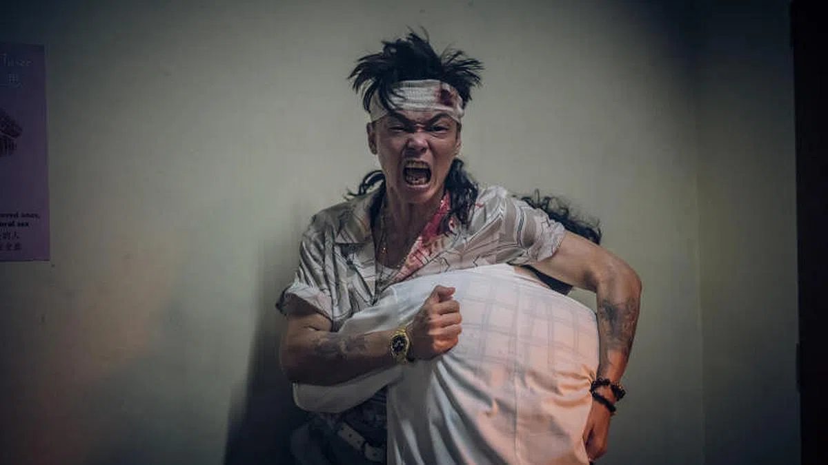 李国煌在《芽笼》有不少动作戏。（邝子君提供）