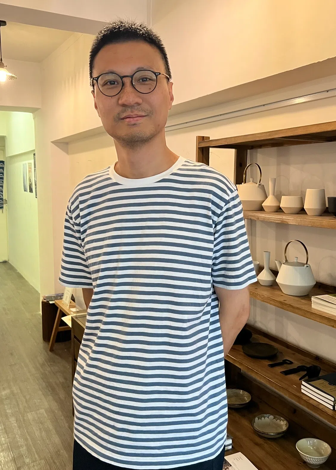 字字研究所的创办人是香港资深媒体人吕嘉俊。（叶孝忠摄）