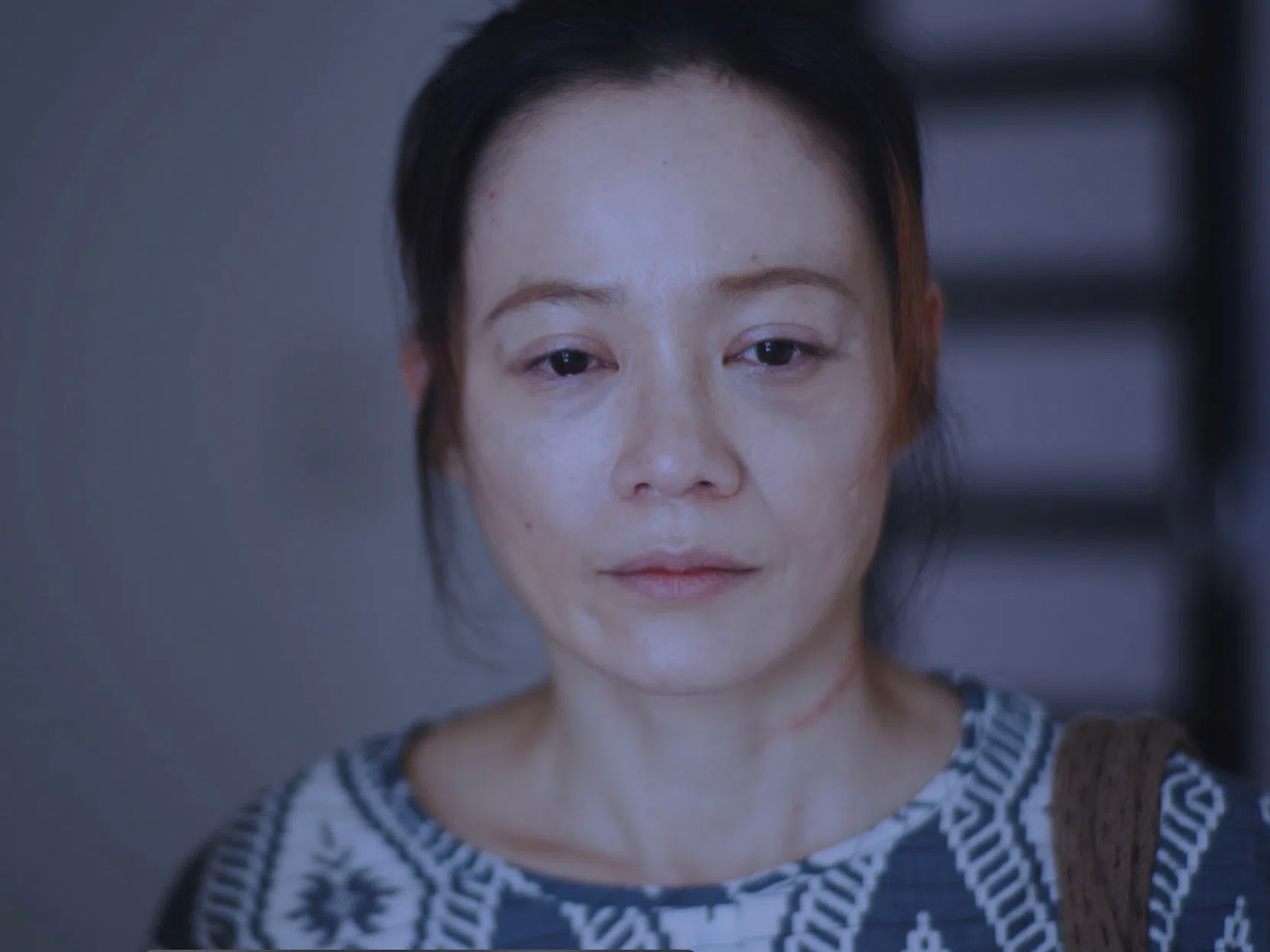 杨雁雁在短片中被好友王冠逸弄得“面目全非”。（SOSD提供）