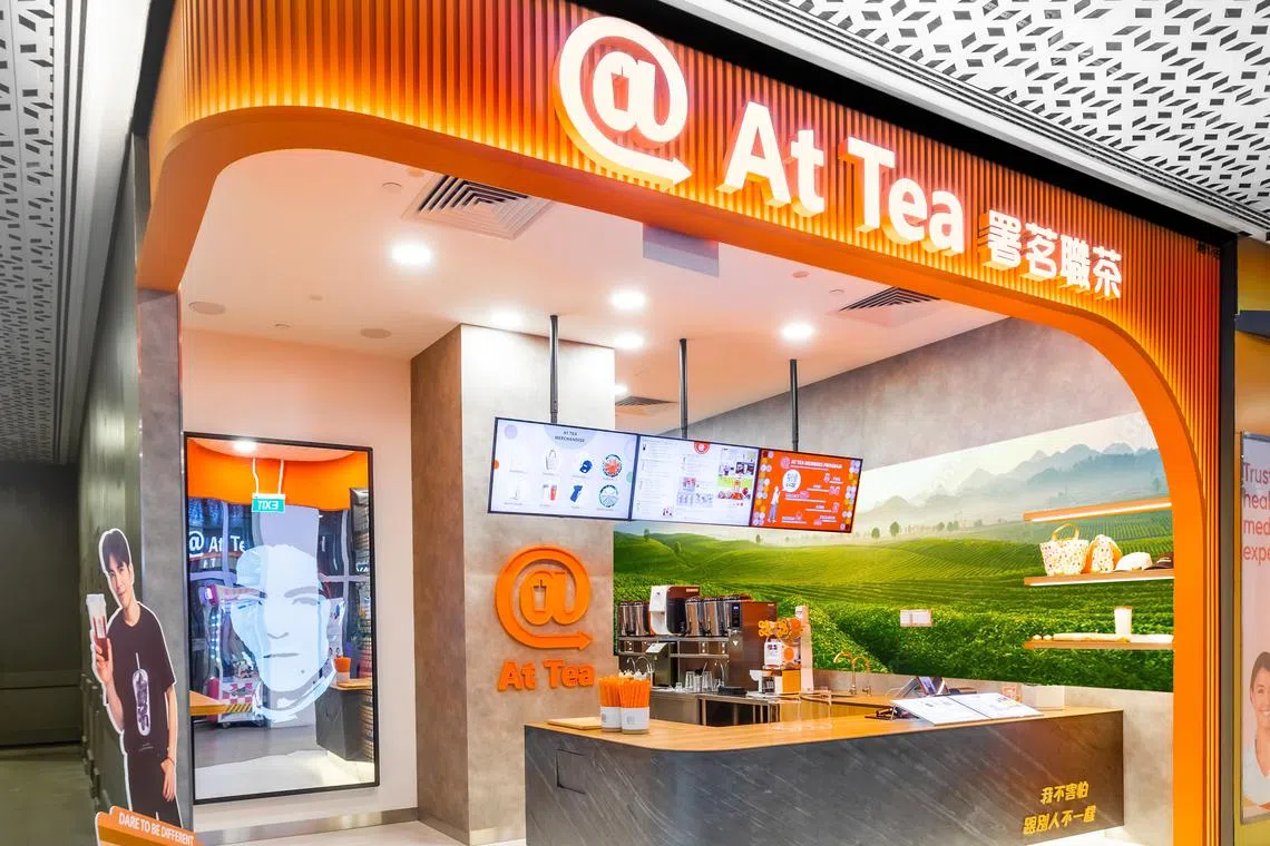 署茗职茶刚在Pasir Ris Mall开第四家门店，并推出“署茗职茶2.0”焕新之旅。（品牌提供）