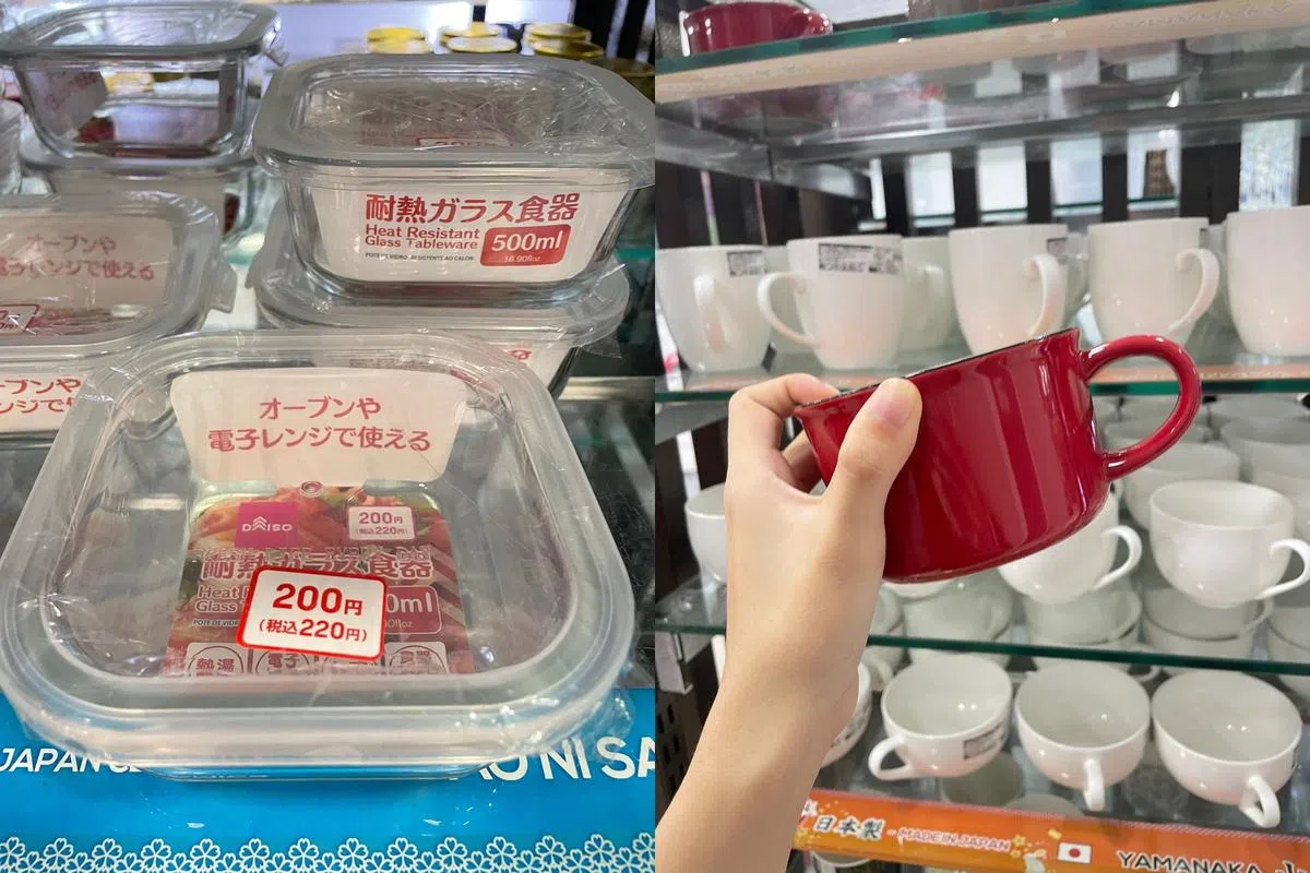 记者走访Daiso，发现大部分的商品都将调高至4.07元（王昀诗摄）。
