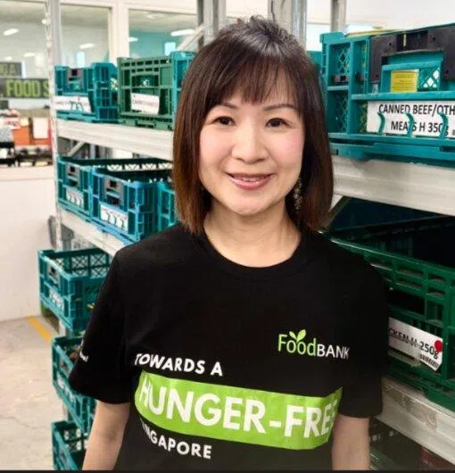 陈美玲说，合作伙伴可根据库存提交“愿望清单”，食物银行综合各方需求进行协调分配。（受访者提供）