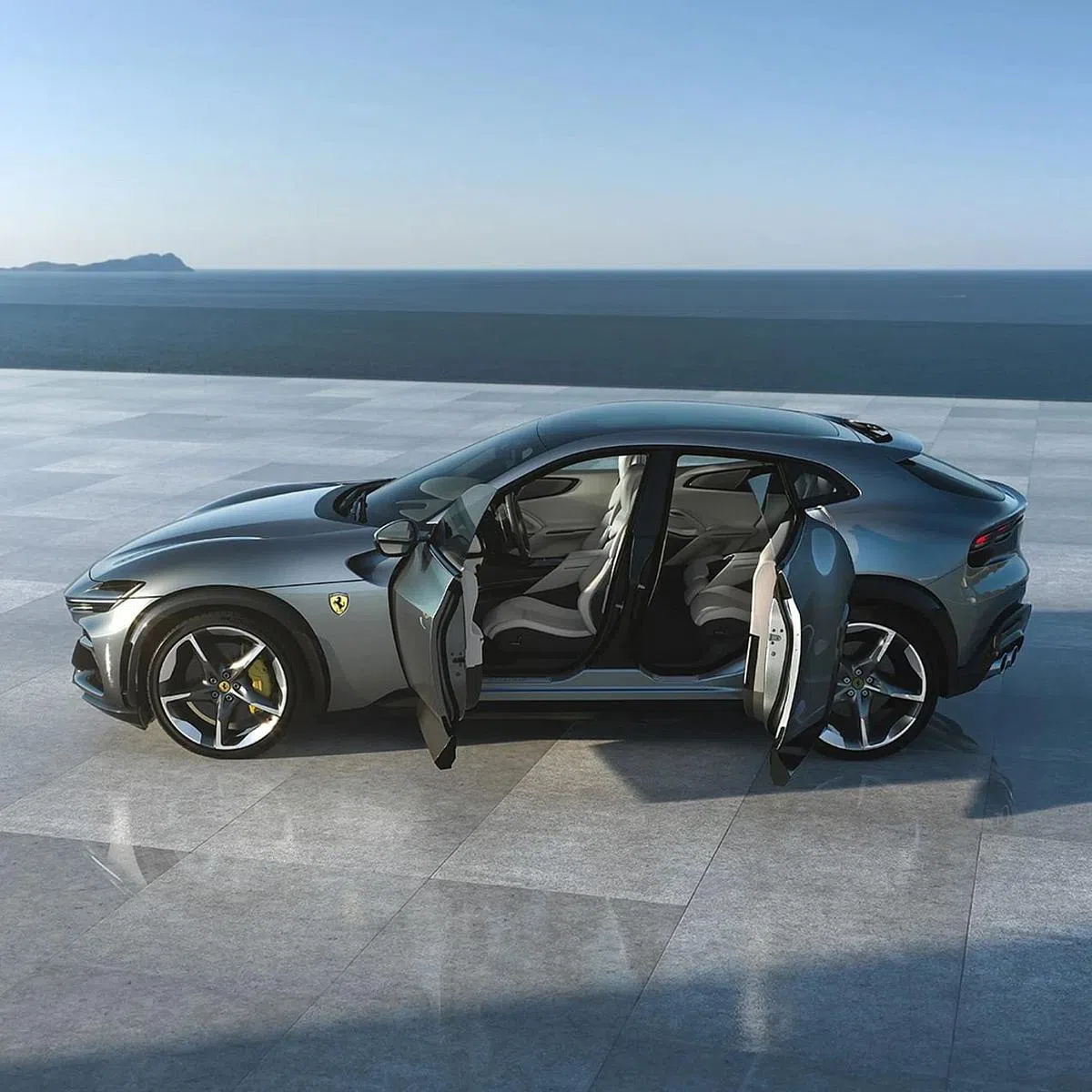 Purosangue是法拉利的首款四门SUV。（照片由车商提供）