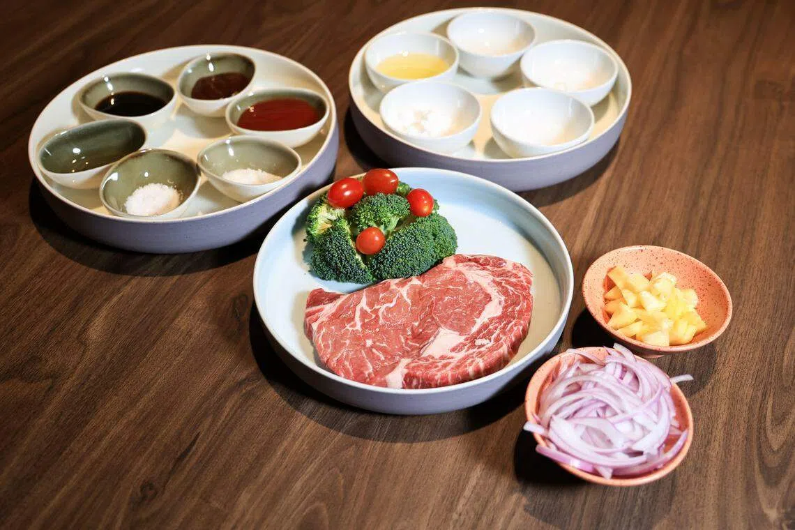 牛扒最好选择菲力部位，其次是西冷部位。（吴先邦摄）